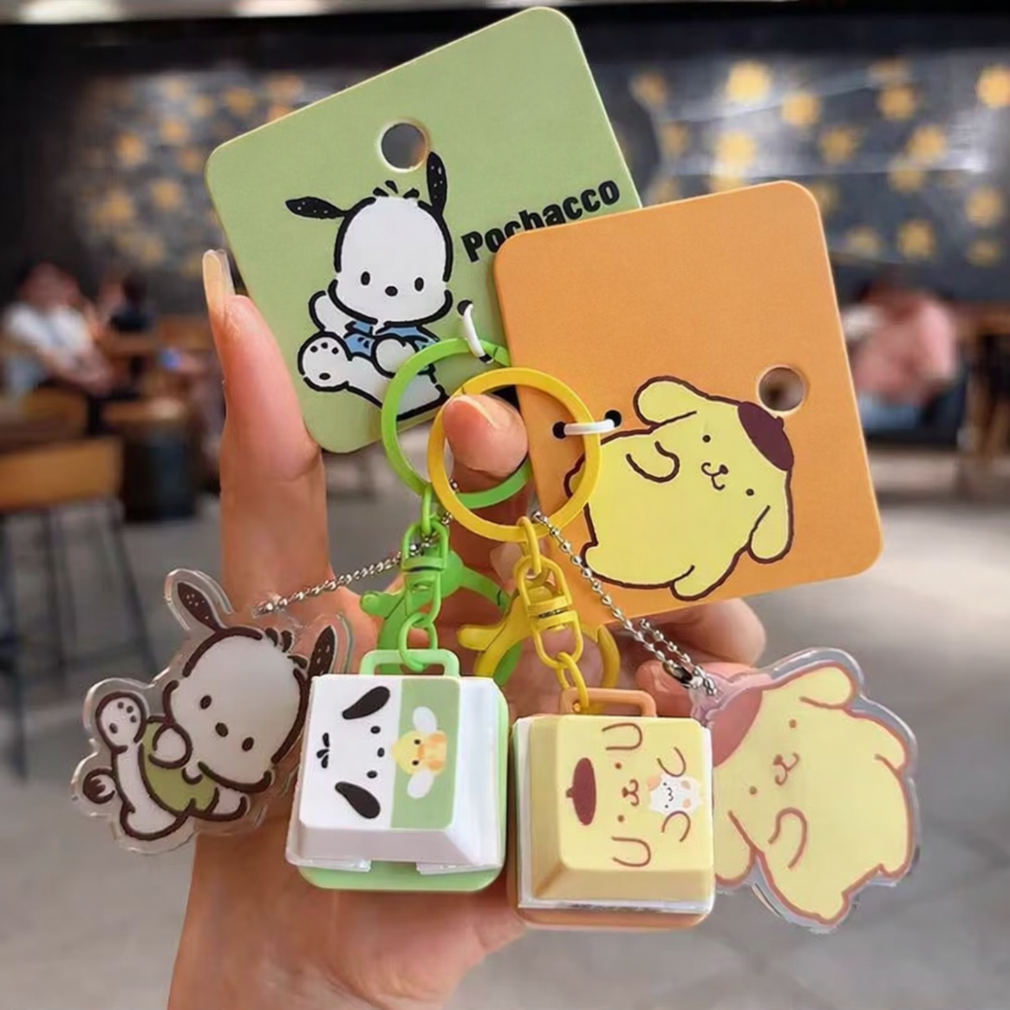 Sanrio Keyboard Fidget Keychain image 2