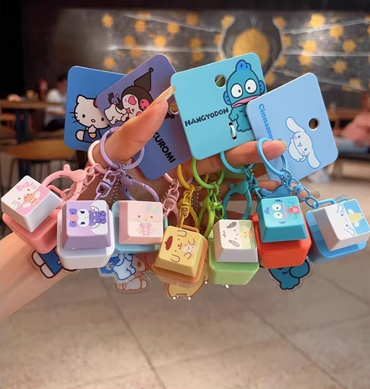 Sanrio Keyboard Fidget Keychain main image